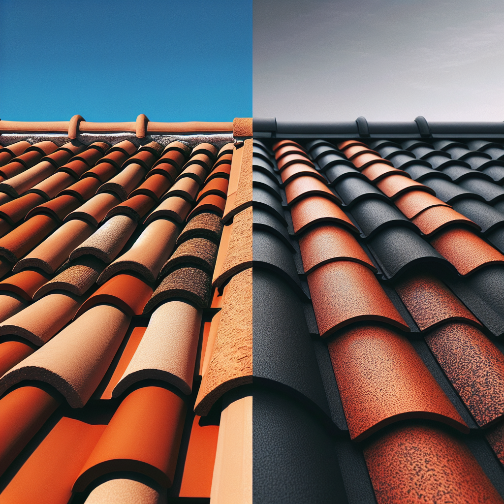 Different roofing materials