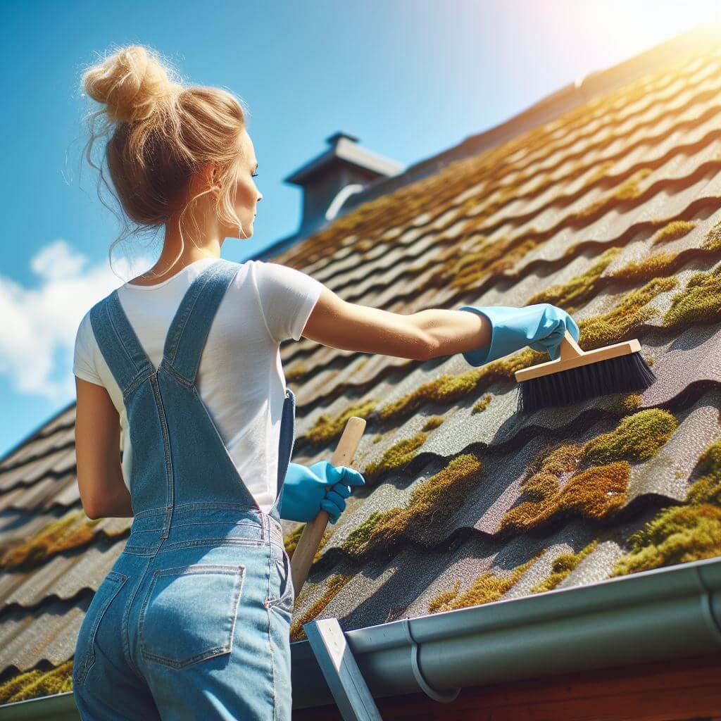 DIY Roof Cleaning